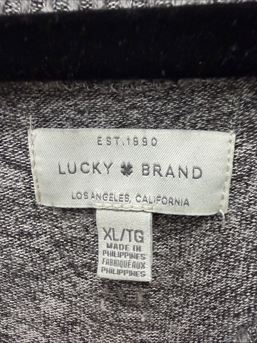 Lucky Brand Gray Heather Crewneck Sweater - Picture 2 of 5